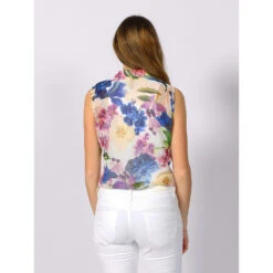 Débardeur Chemisier Clouis Fleurs Multicolore Femme - Guess 7 Débardeur Chemisier Clouis Fleurs Multicolore Femme - Guess -Vero Vetements Magasin debardeur chemisier clouis fleurs multicolore femme guess 1