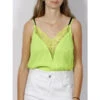 Débardeur Col V Dentelle Opam Vert Femme - Morgan -Vero Vetements Magasin debardeur col v dentelle opam vert femme morgan
