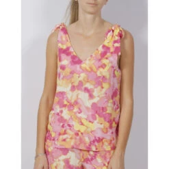 Débardeur épaules Nouer Tula Multicolore Femme - Vero Moda