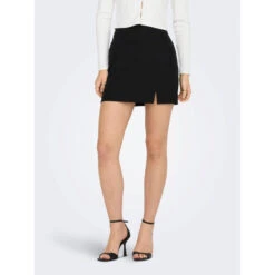 Jupe Elly Slit Basique Noir Femme - Only