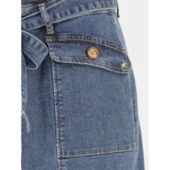 Jupe En Jean Bertini Bleu Femme - La Petite Etoile -Vero Vetements Magasin jupe en jean bertini bleu femme la petite etoile 3