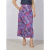 Jupe Midi à Fleurs Satin Mayra Multicolore Femme - Only 2 Jupe Midi à Fleurs Satin Mayra Multicolore Femme - Only -Vero Vetements Magasin jupe midi a fleurs satin mayra multicolore femme only