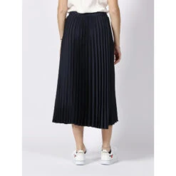Jupe Midi Plissé Bleu Marine Femme - Teddy Smith 7 Jupe Midi Plissé Bleu Marine Femme - Teddy Smith -Vero Vetements Magasin jupe midi plisse bleu marine femme teddy smith 1