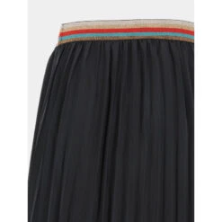 Jupe Midi Plissé Bord Paillette Ellie Noir Femme - Only -Vero Vetements Magasin jupe midi plisse bord paillette ellie noir femme only 3