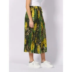 Jupe Midi Plissée Abel Vert Femme - Guess -Vero Vetements Magasin jupe midi plissee abel vert femme guess 2