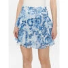 Jupe Mini à Volants Gilda Bleu Femme - Guess -Vero Vetements Magasin jupe mini a volants gilda bleu femme guess
