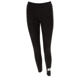 Legging De Sport Essential Logo Noir Femme - Puma