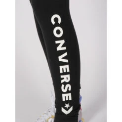 Legging Wordmark Noir Femme - Converse -Vero Vetements Magasin legging wordmark noir femme converse 3