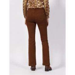 Pantalon Bootcut Lancelot Marron Femme - La Petite Etoile -Vero Vetements Magasin pantalon bootcut lancelot marron femme la petite etoile 1