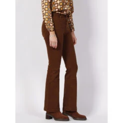 Pantalon Bootcut Lancelot Marron Femme - La Petite Etoile -Vero Vetements Magasin pantalon bootcut lancelot marron femme la petite etoile 2