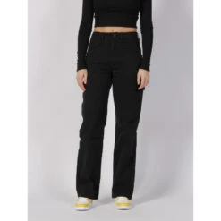 Pantalon Cargo Large Malfy Noir Femme - Only