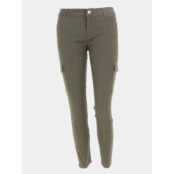 Pantalon Cargo Mirinda Vert Femme - Only