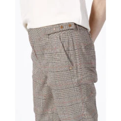 Pantalon Chino à Carreaux Beige Femme - Salsa 9 Pantalon Chino à Carreaux Beige Femme - Salsa -Vero Vetements Magasin pantalon chino a carreaux beige femme salsa 3