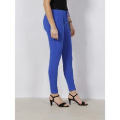 Pantalon Cruz Uni Bleu Femme - HBT 8 Pantalon Cruz Uni Bleu Femme - HBT -Vero Vetements Magasin pantalon cruz uni bleu femme hbt 2