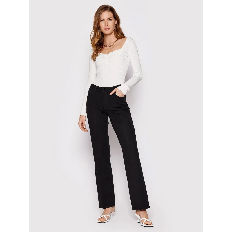 Pantalon Droit Beck Noir Femme - Guess 5 Pantalon Droit Beck Noir Femme - Guess – Image 3