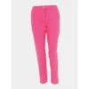 Pantalon Droit Cris Rose Fluo Femme - Morgan -Vero Vetements Magasin pantalon droit cris rose fluo femme morgan