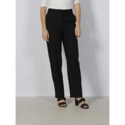 Pantalon Droit Zelda Noir Femme - Vero Moda