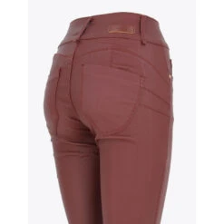 Pantalon Enduit Skinny Double Up 346 Bordeau Femme - Tiffosi -Vero Vetements Magasin pantalon enduit skinny double up 346 bordeau femme tiffosi 3