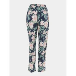 Pantalon Fluide à Fleurs Sylvie Bleu Marine Femme - Only 5 Pantalon Fluide à Fleurs Sylvie Bleu Marine Femme - Only -Vero Vetements Magasin pantalon fluide a fleurs sylvie bleu marine femme only 1