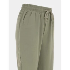 Pantalon Fluide Freak Vert Kaki Femme - Tiffosi -Vero Vetements Magasin pantalon fluide freak vert kaki femme tiffosi 3