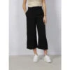 Pantalon Fluide Large Crop Caly Noir Femme - Only -Vero Vetements Magasin pantalon fluide large crop caly noir femme only