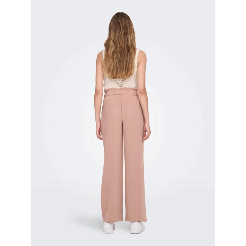 Pantalon Fluide Large Divya Rose Femme - Jacqueline De Yong 4 Pantalon Fluide Large Divya Rose Femme - Jacqueline De Yong – Image 2