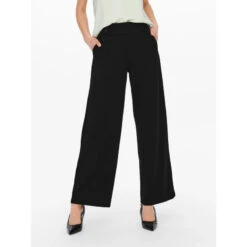 Pantalon Fluide Large Geggo Noir Femme - Jacqueline De Yong