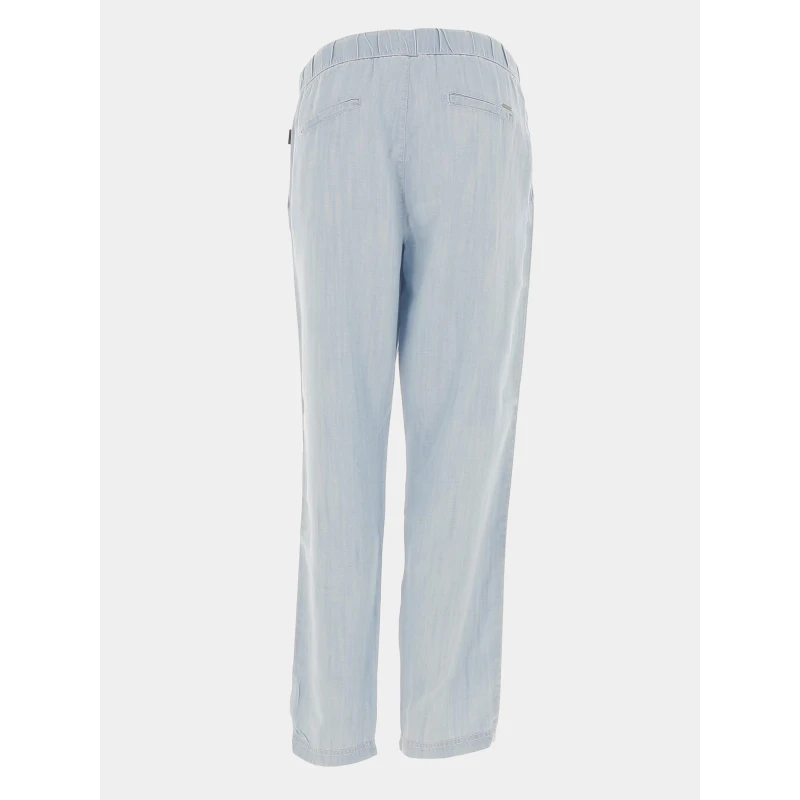 Pantalon Fluide Vinodo Denim Bleu Femme - Sun Valley 4 Pantalon Fluide Vinodo Denim Bleu Femme - Sun Valley – Image 2