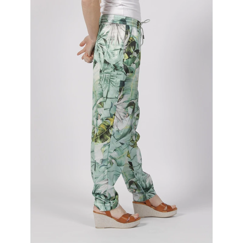 Pantalon Fluide Viola Vert Femme - Guess 5 Pantalon Fluide Viola Vert Femme - Guess – Image 3