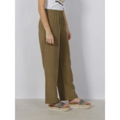 Pantalon Large Carmen Kaki Femme - Vero Moda -Vero Vetements Magasin pantalon large carmen kaki femme vero moda 2