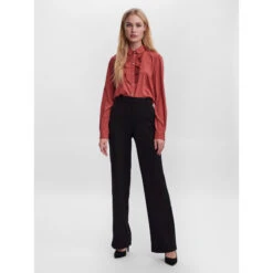 Pantalon Large Maya Noir Femme - Vero Moda -Vero Vetements Magasin pantalon large maya noir femme vero moda 2