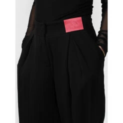 Pantalon Léger Fluide Noir Femme - Armani Exchange 9 Pantalon Léger Fluide Noir Femme - Armani Exchange -Vero Vetements Magasin pantalon leger fluide noir femme armani exchange 3