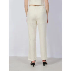 Pantalon Lin Large Pailleté Ryle Beige Femme - Vero Moda 7 Pantalon Lin Large Pailleté Ryle Beige Femme - Vero Moda -Vero Vetements Magasin pantalon lin large paillete ryle beige femme vero moda 1
