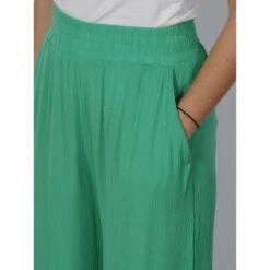 Pantalon Palazzo Large Menny Vert Femme - Vero Moda -Vero Vetements Magasin pantalon palazzo large menny vert femme vero moda 3