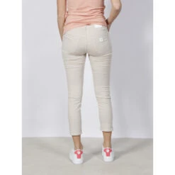 Pantalon Skinny Crop Aura Beige Femme - Armani Exchange -Vero Vetements Magasin pantalon skinny crop aura beige femme armani exchange 1