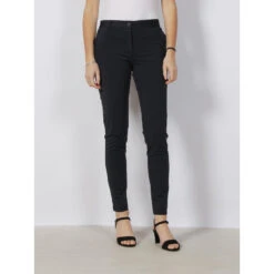 Pantalon Slim Christina Bleu Marine Femme - HBT