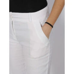Pantalon Slim Christina City Lin Blanc Femme - Hbt -Vero Vetements Magasin pantalon slim christina city lin blanc femme hbt 3