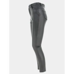Pantalon Slim Enduit Nico Noir Femme - Tiffosi -Vero Vetements Magasin pantalon slim enduit nico noir femme tiffosi 2