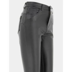 Pantalon Slim Enduit Nico Noir Femme - Tiffosi -Vero Vetements Magasin pantalon slim enduit nico noir femme tiffosi 3