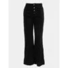 Vero Moda Pantalon Taille Haute Velours Kathy Noir Femme - Véro Moda 1 Vero Moda Pantalon Taille Haute Velours Kathy Noir Femme - Véro Moda -Vero Vetements Magasin pantalon taille haute velours kathy noir femme vero moda