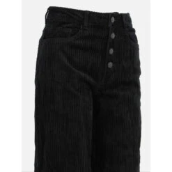 Vero Moda Pantalon Taille Haute Velours Kathy Noir Femme - Véro Moda -Vero Vetements Magasin pantalon taille haute velours kathy noir femme vero moda 3