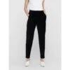Pantalon Velours Côtelé Pop Trash Ping Pong Noir Femme - Only -Vero Vetements Magasin pantalon velours cotele pop trash ping pong noir femme only