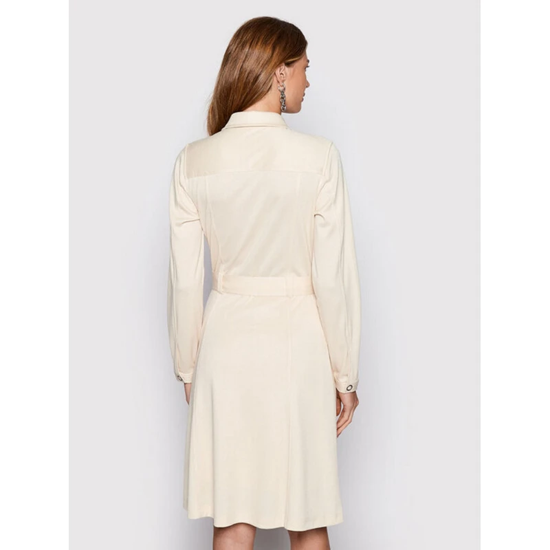 Robe à Ceinture Jeanne écru Femme - Guess 4 Robe à Ceinture Jeanne écru Femme - Guess – Image 2