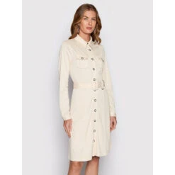 Robe à Ceinture Jeanne écru Femme - Guess 8 Robe à Ceinture Jeanne écru Femme - Guess -Vero Vetements Magasin robe a ceinture jeanne ecru femme guess 2