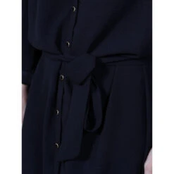 Robe Ceinture Benja Noir Femme - La Petite Etoile -Vero Vetements Magasin robe ceinture benja noir femme la petite etoile 3