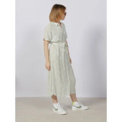 Robe Chemise Mi-longue Menny Vert Femme - Vero Moda -Vero Vetements Magasin robe chemise mi longue menny vert femme vero moda 2