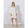 Robe Chemise Natali Oversize Blanc Femme - Vero Moda 2 Robe Chemise Natali Oversize Blanc Femme - Vero Moda -Vero Vetements Magasin robe chemise natali oversize blanc femme vero moda