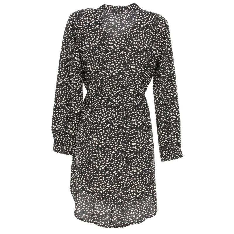 Robe Chemise Piper Noir Femme - Jacqueline De Yong 4 Robe Chemise Piper Noir Femme - Jacqueline De Yong – Image 2