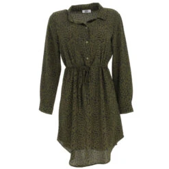Robe Chemise Piper Vert Forêt Femme - Jacqueline De Yong