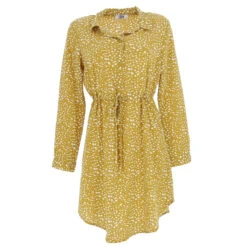 Robe Chemise Piper Vert Olive Femme - Jacqueline De Yong